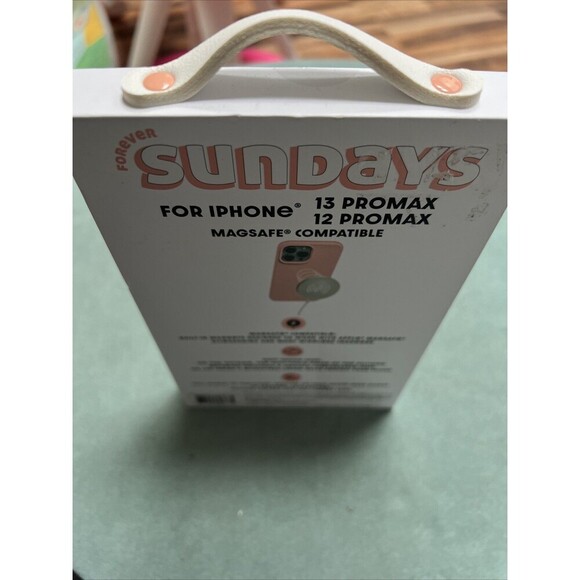 Forever Sundays iphone 13/12 Pro Max So Soft Case Peach MagSafe Compatible New - Picture 5 of 5